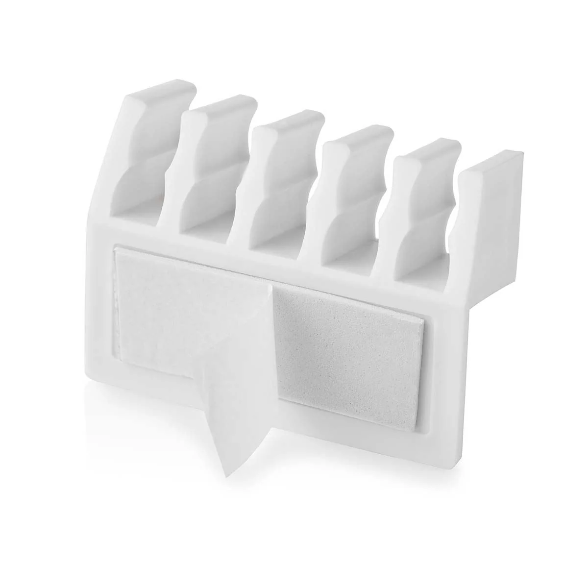 Nedis Cable Management | Cable Clip | Click and Go | 2 pcs | Number of slots: 5 Slots | Maximum cable thickness: 7.1 mm | Polypropylene | White - Image 2