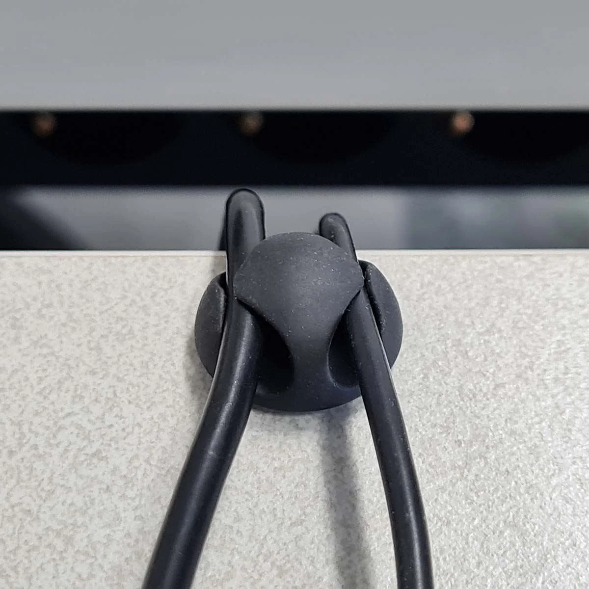 Nedis Cable Management | Cable Clip | Click and Go | 6 pcs | Number of slots: 2 Slots | Maximum cable thickness: 5.3 mm | TPE | Black - Image 11