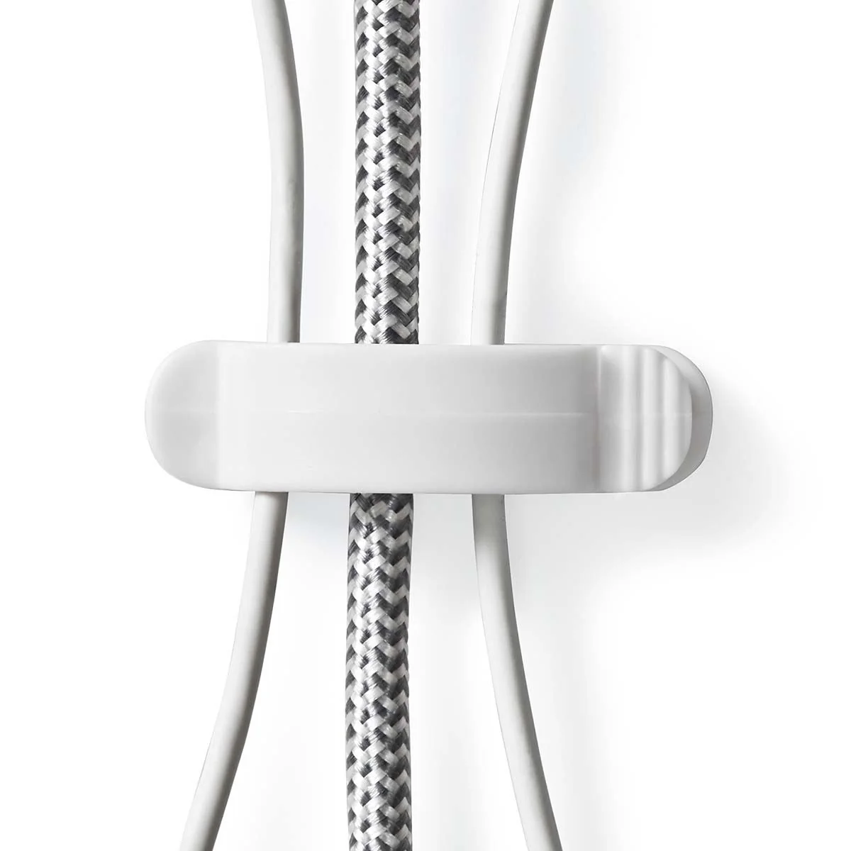 Nedis Cable Management | Cable Clip | Locked | 3 pcs | Number of slots: 3 Slots | Maximum cable thickness: 7.5 mm | Polypropylene | White - Image 15