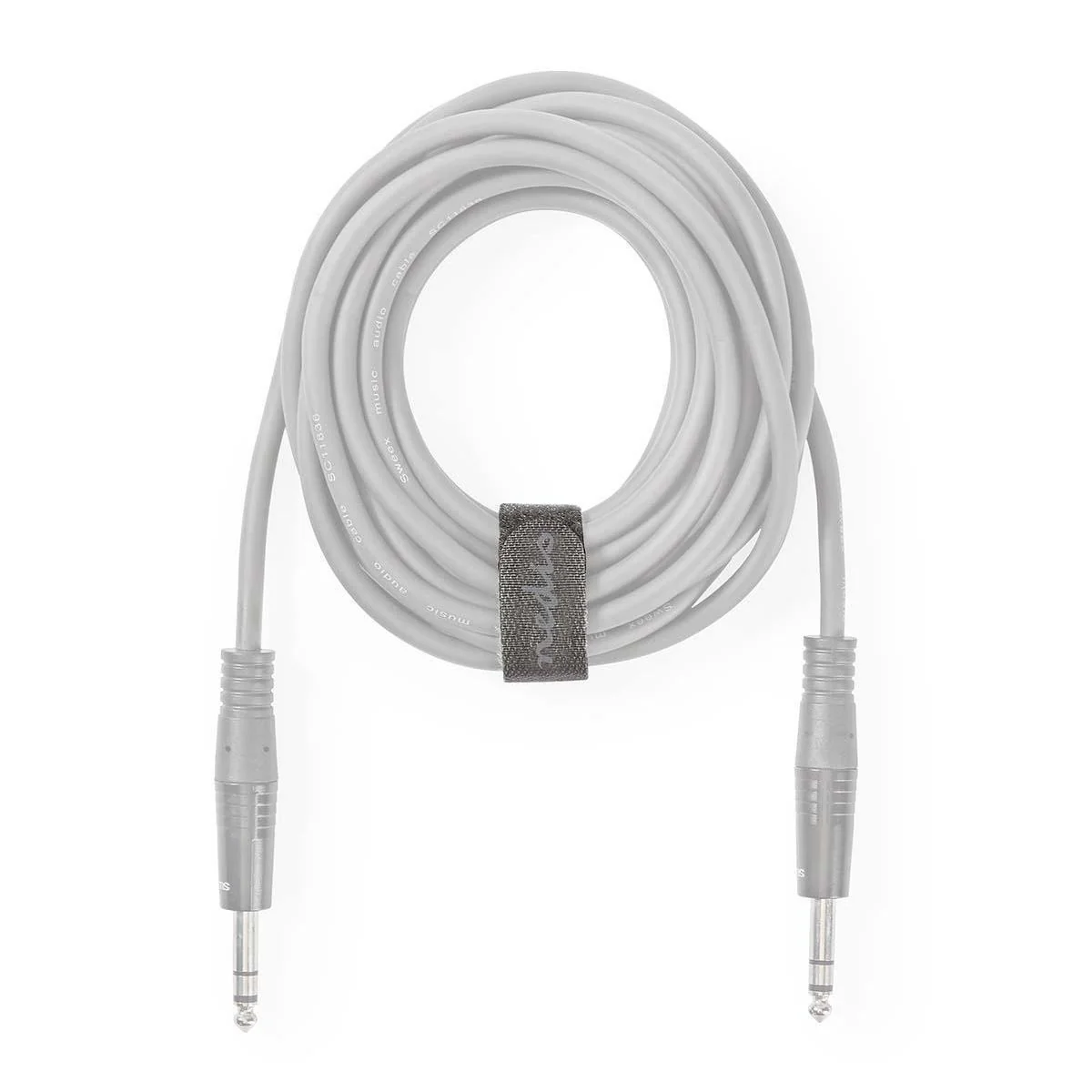 Nedis Hook and Loop Cable Binder | Polybag | Grey | 10 pcs - Image 3