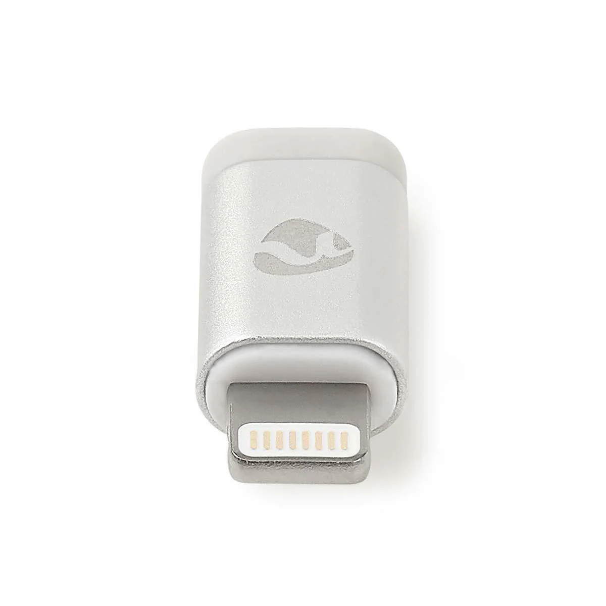 Nedis Lightning Adapter | Apple Lightning 8-Pin | USB Micro-B Female | Gold Plated | Round | Aluminium | Cover Window Box - Image 3